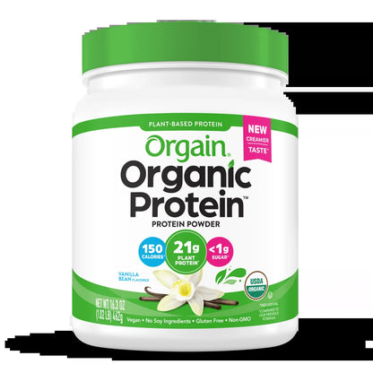 Organic Protein™ Plant Based Protein Powder - Vanilla Bean